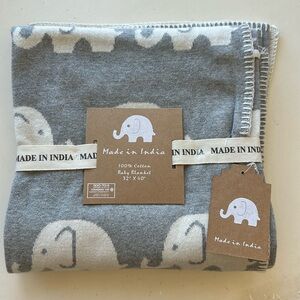Grey Elephant Baby Blanket, The white company